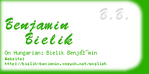 benjamin bielik business card